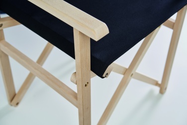 Logo trade advertising products image of: Foldable wooden beach chair