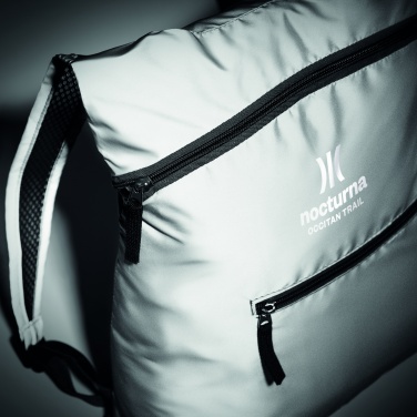Logo trade promotional giveaway photo of: Foldable reflective sports bag