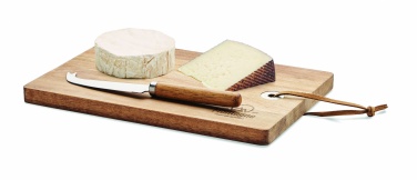 Logotrade promotional merchandise image of: Acacia wood cheese board set Hannover