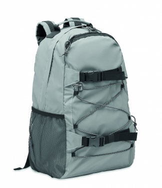 Logo trade promotional giveaway photo of: High reflective backpack 190T