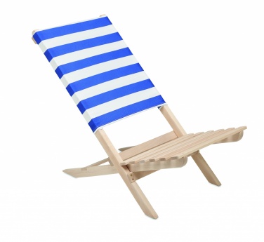 Logotrade advertising product picture of: Foldable wooden beach chair