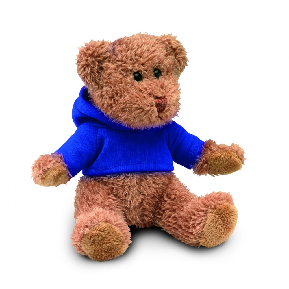 Logo trade promotional gift photo of: Teddy bear plus with hoodie