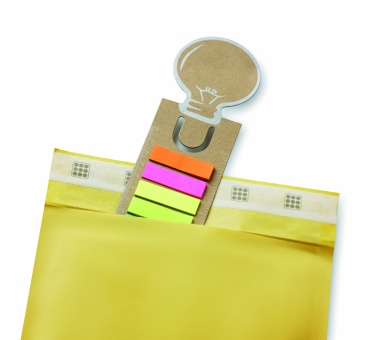 Logotrade promotional merchandise picture of: Bookmark with sticky memo pad