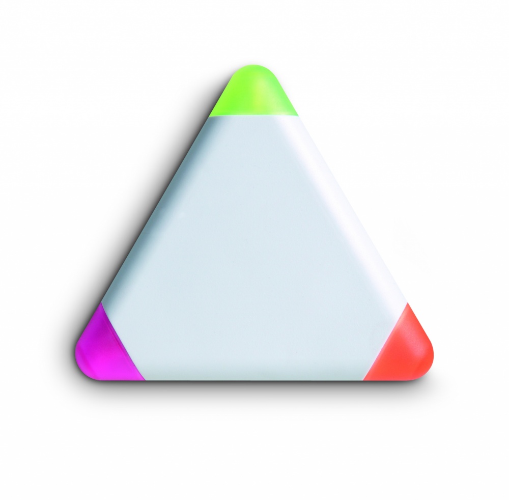 Logotrade promotional products photo of: Triangular highlighter