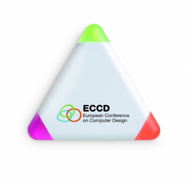 Logo trade promotional gifts picture of: Triangular highlighter