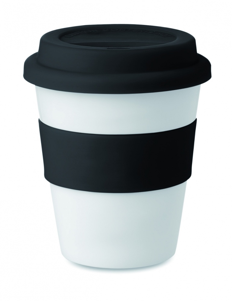 Logotrade advertising product picture of: PP tumbler with silicone lid