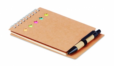 Logotrade promotional merchandise picture of: Notepad with pen and memo pad