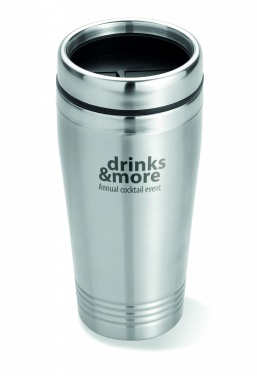 Logo trade corporate gifts image of: Double wall travel cup 400ml