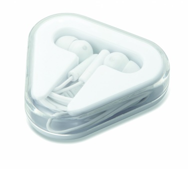 Logo trade promotional merchandise image of: Earphones in PS case