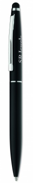 Logo trade corporate gift photo of: Twist type pen w stylus top