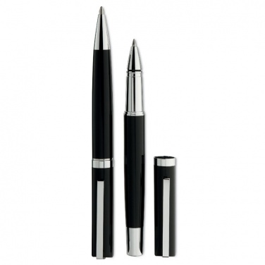 Logo trade promotional merchandise picture of: Pen and roller in paper box