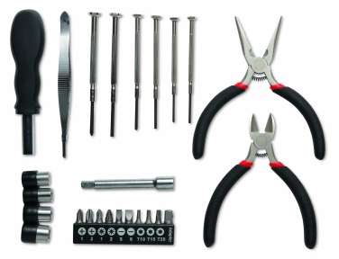 Logotrade corporate gift picture of: 26 pcs tool in aluminium case