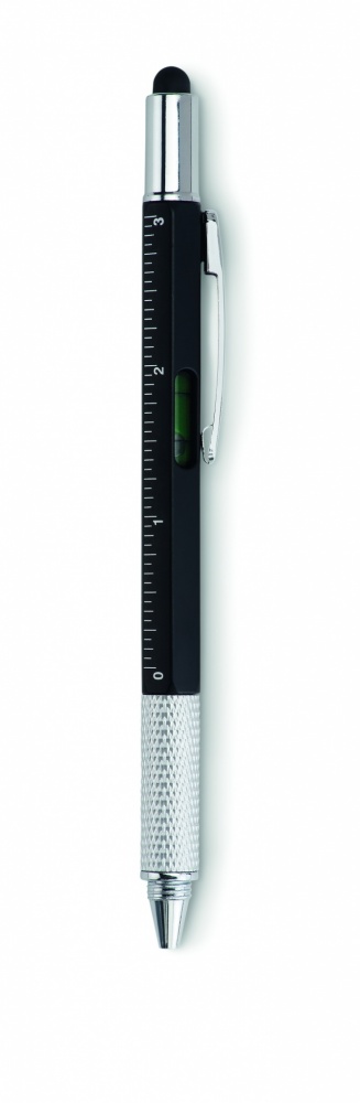 Logotrade promotional items photo of: Spirit level pen with ruler