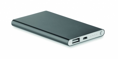 Logotrade corporate gift image of: Flat power bank 4000 mAh