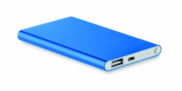 Logo trade promotional item photo of: Flat power bank 4000 mAh
