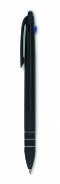 Logo trade promotional giveaways picture of: 3 colour ink pen with stylus