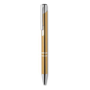 Logotrade advertising product picture of: Push button aluminium pen BERN