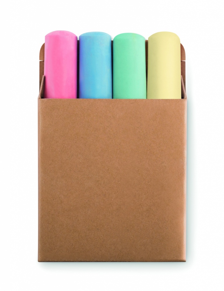 Logo trade business gift photo of: 4 chalk sticks