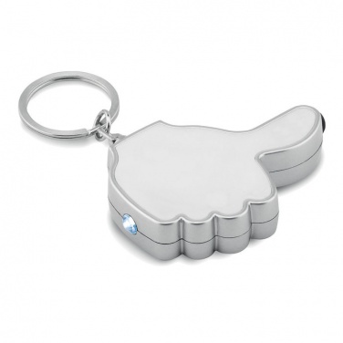 Logo trade corporate gift photo of: Thumbs up led light w/key ring Valmiera