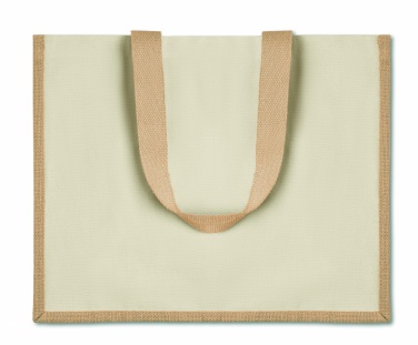 Logotrade promotional gift image of: Jute and canvas shopping bag