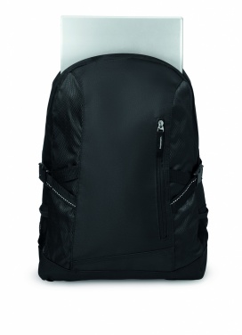 Logo trade promotional item photo of: Polyester laptop backpack