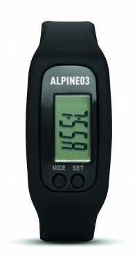 Logo trade promotional products image of: Pedometer bracelet FIT SET