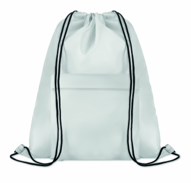 Logo trade promotional gifts image of: 210D Polyester drawstring bag