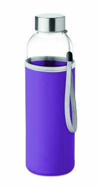 Logo trade advertising products picture of: Glass bottle in pouch 500ml