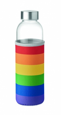 Logotrade promotional items photo of: Glass bottle in pouch 500ml