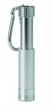 Logotrade promotional items photo of: Aluminium/ABS LED key ring Aizkraukle