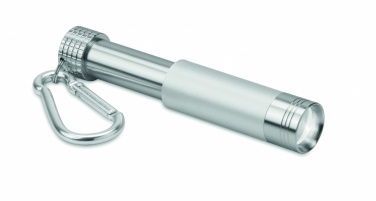 Logotrade promotional merchandise image of: Aluminium/ABS LED key ring Aizkraukle