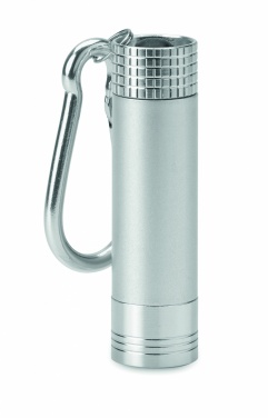 Logotrade corporate gift image of: Aluminium/ABS LED key ring Aizkraukle