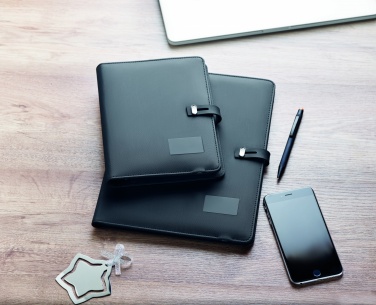 Logotrade promotional product picture of: A4 folder w/wireless charger5W