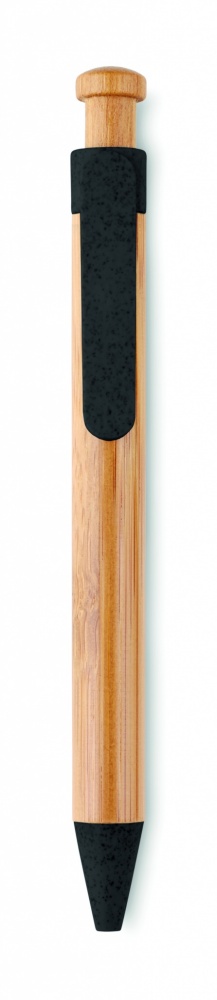 Logotrade promotional item picture of: Bamboo/Wheat-Straw ABS ball pen