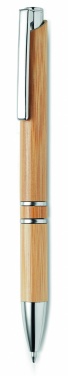 Logo trade advertising products picture of: Bamboo automatic ball pen