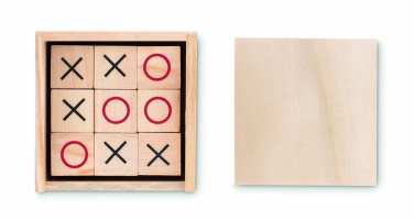 Logotrade promotional merchandise image of: Wooden tic tac toe
