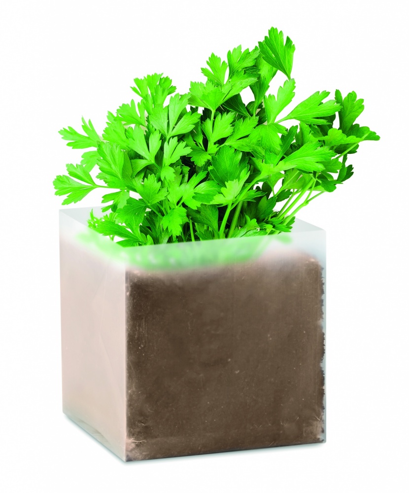Logo trade promotional product photo of: Compost with seeds "PARSLEY"