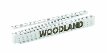Logo trade promotional giveaway photo of: Folding ruler 2m