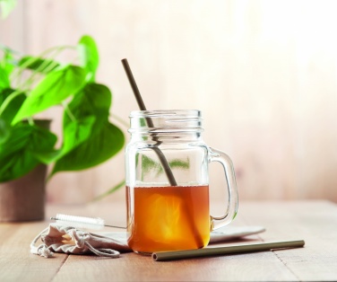 Logotrade promotional giveaways photo of: Bamboo Straw w/brush in pouch