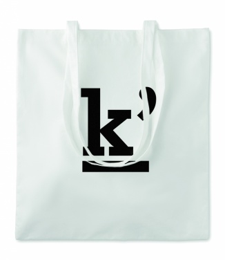 Logo trade promotional giveaway photo of: 105gr/m² bamboo fibre bag