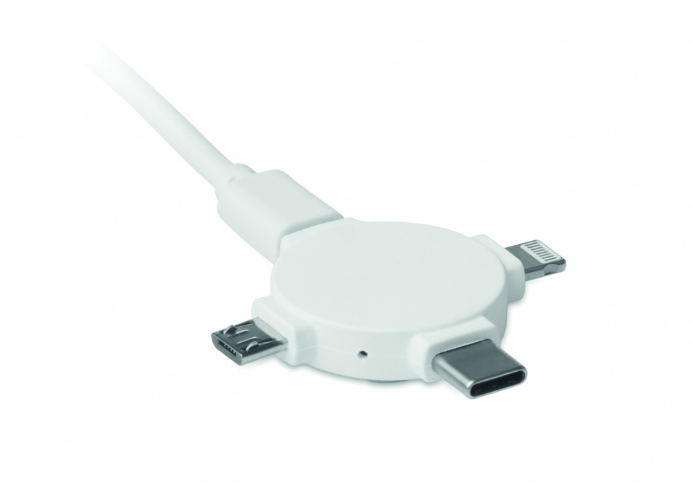 Logo trade promotional items picture of: 3 in 1 cable adapter
