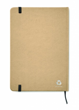 Logotrade promotional giveaway image of: A5 recycled notebook 80 lined