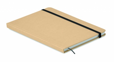 Logo trade promotional product photo of: A5 recycled notebook 80 lined