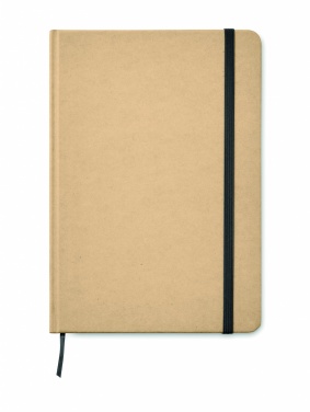 Logo trade promotional merchandise photo of: A5 recycled notebook 80 lined