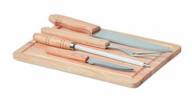 Logotrade promotional giveaway image of: Set of 4 BBQ Grilling accessori