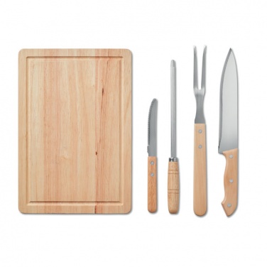 Logo trade promotional gift photo of: Set of 4 BBQ Grilling accessori