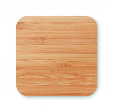 Logotrade promotional items photo of: Bamboo wireless charge pad 5W
