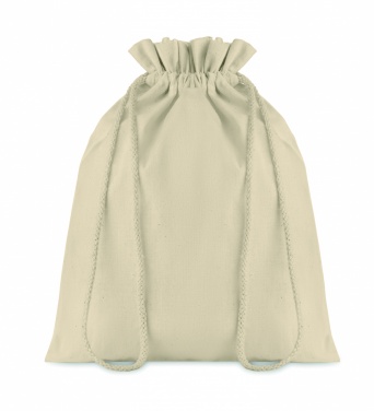 Logo trade promotional items image of: Medium Cotton draw cord bag