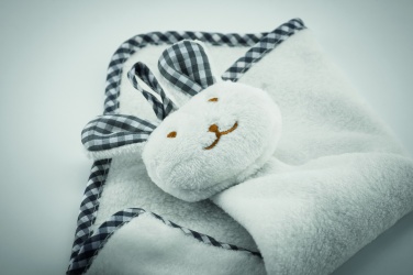 Logo trade promotional giveaway photo of: Plush rabbit design baby towel