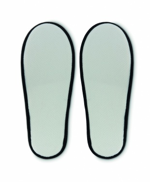 Logo trade promotional gifts picture of: Pair of slippers in pouch